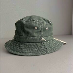 Tommy Bahama packable bucket hat men’s size M/L olive green
